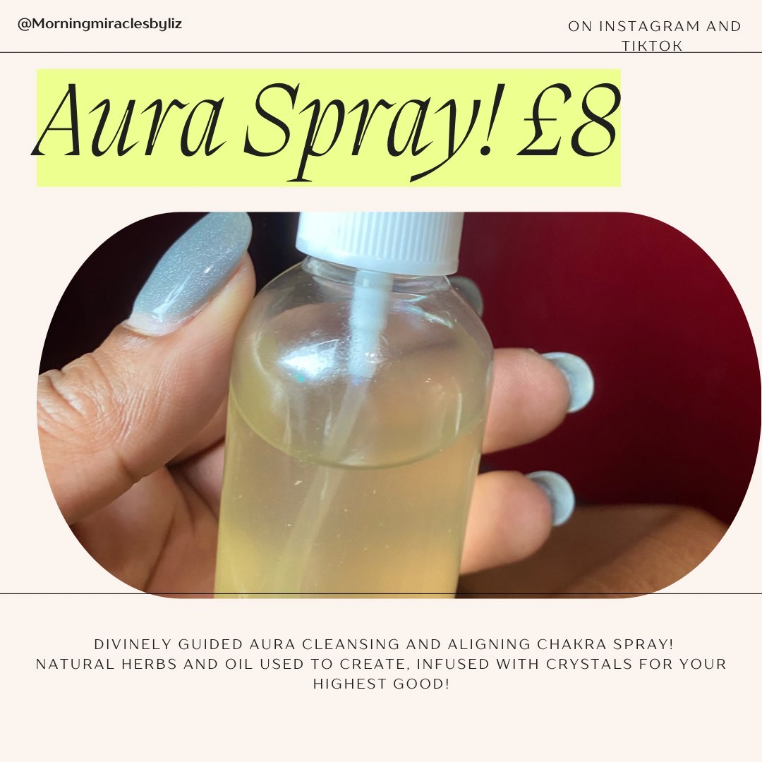 Aura Spray by MorningMiraclesByLiz